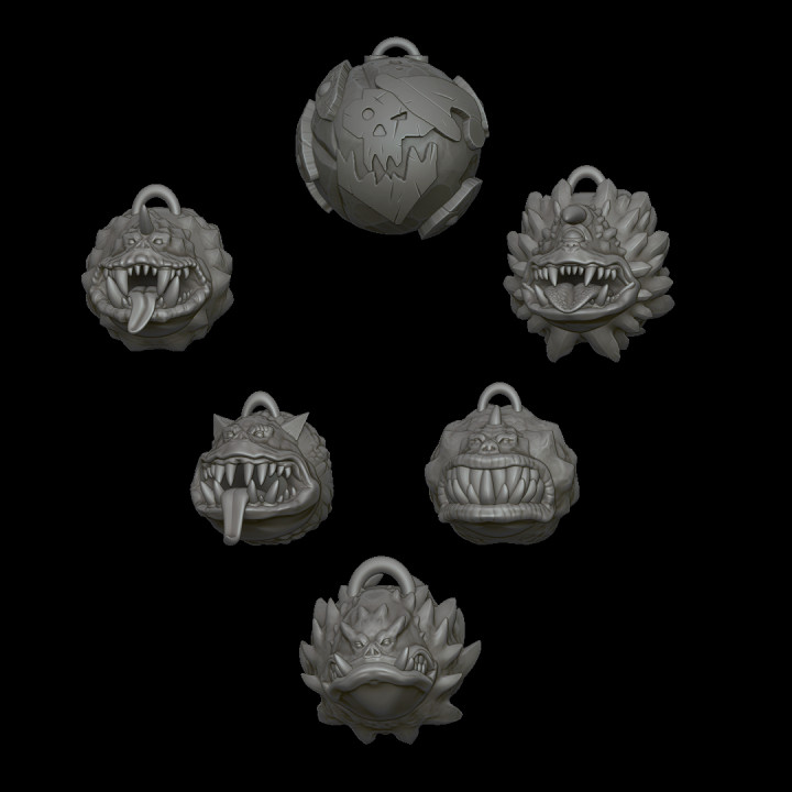 Ork Santa Globes Free