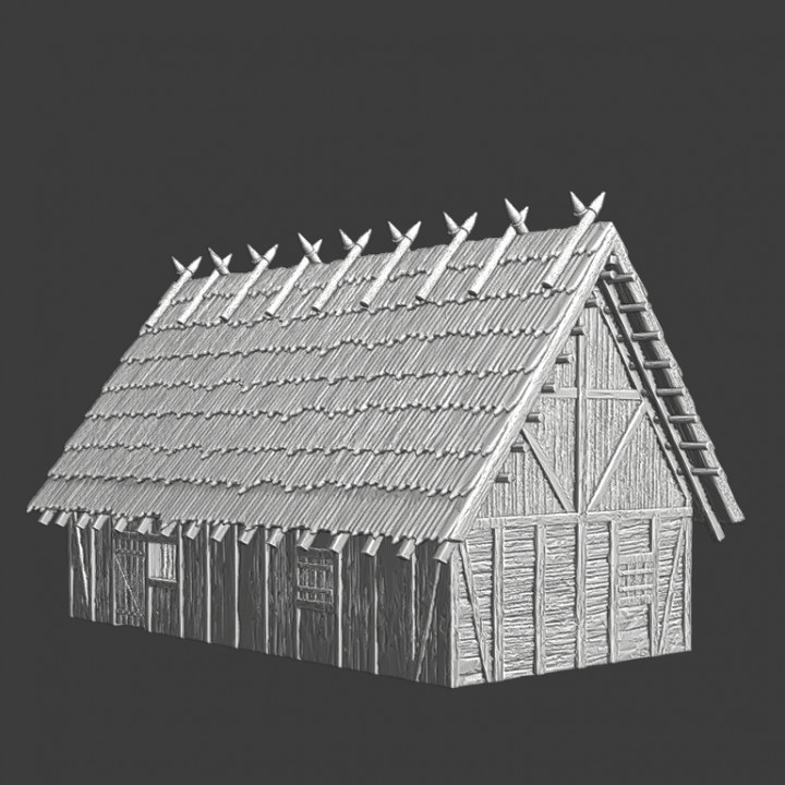 Medieval Farm House - Wargaming Scenery