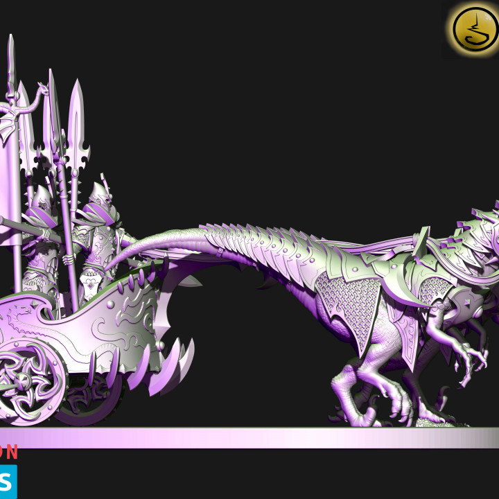 Dark Elves raptor chariot image
