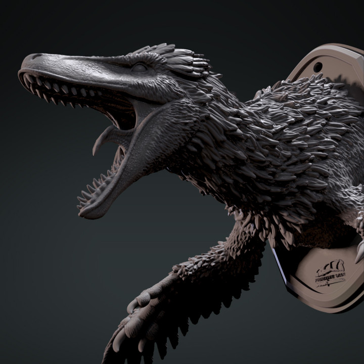 Utahraptor hunting trophy image