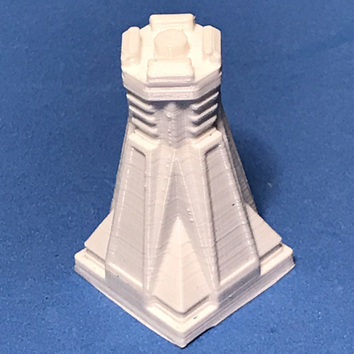 Sci-Fi Building Chess Set image