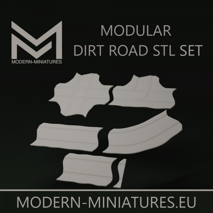 modular dirt road for tabletop