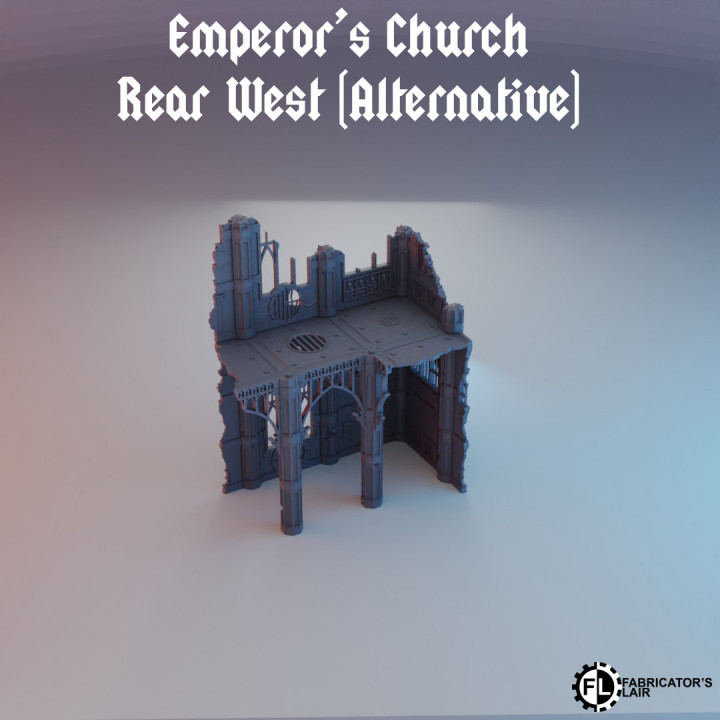 Gothic Ruins Set #3 - Print-in-place image