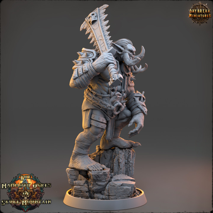 Lieutenant Mitrog - The Mammoth Ogres of Skull Mountain image