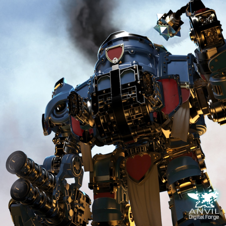 Medieval Modular Mech - Medium Chassis - Anvil Digital Forge Loyalty Reward image