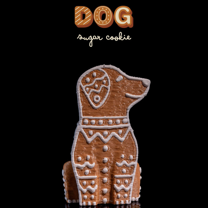 Sugar Dog Cookie image