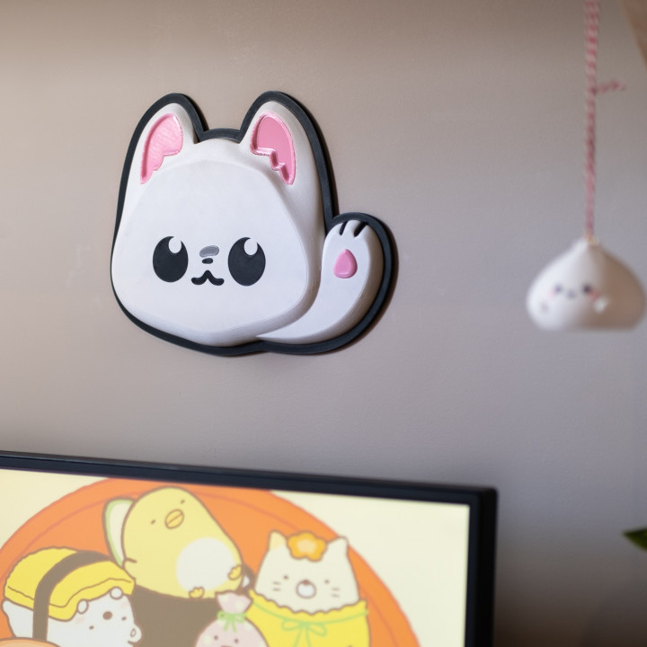 Kawaii Cat Wall Decor image