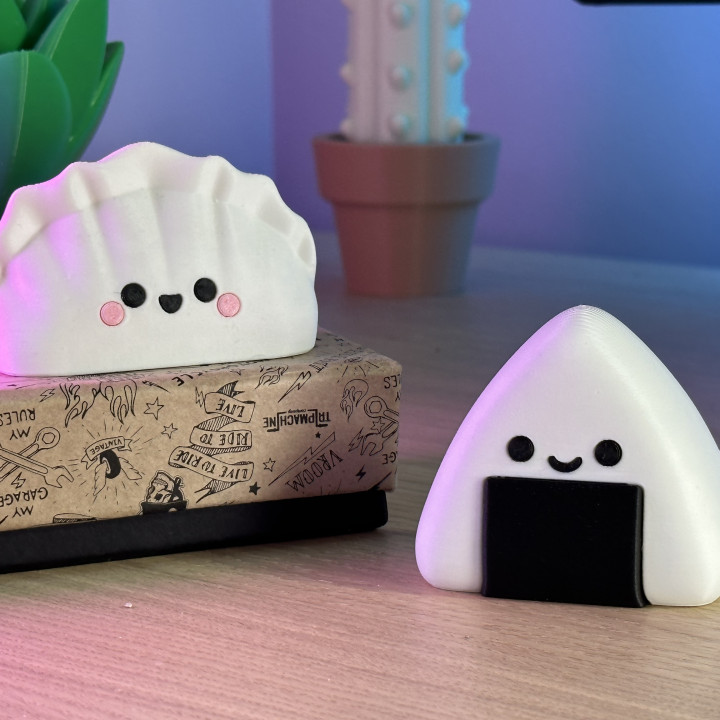 3D Printable Kawaii Dumplings by Holoprops 3D Printable Kawaii Dumplings by Holoprops