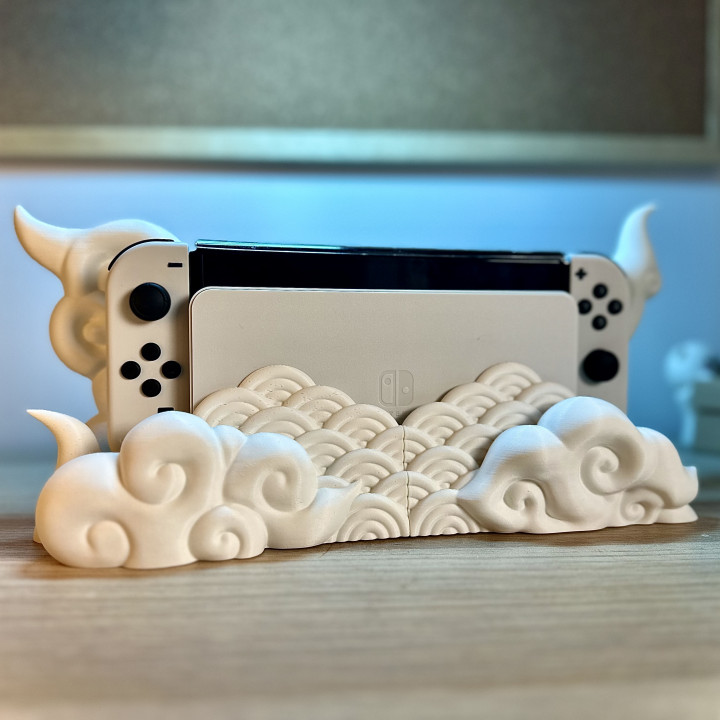 Nintendo Switch Japanese Cloud Dock - Classic and OLED version image