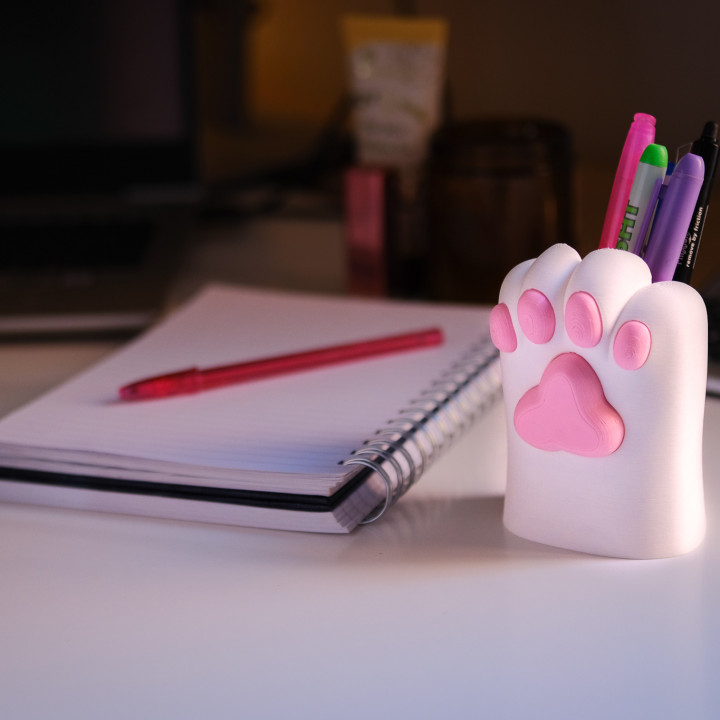 Super Cute Paw Pen Cup image