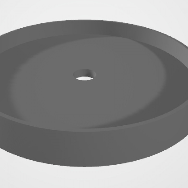50mm hollow base with place for 5mm magnet image