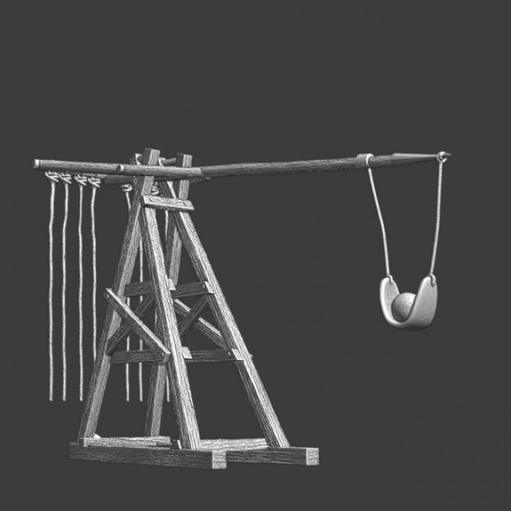 Mangonel Catapult - Wargaming prop image