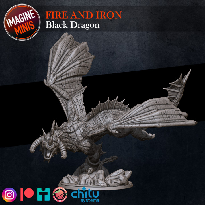 Fire and Iron - Black Dragon image