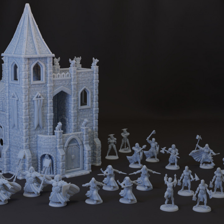 Cathedral warden nuns - Stl for 3D printing's Cover