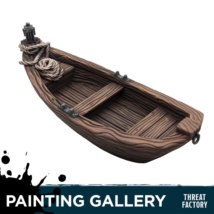 Rowboats and lantern