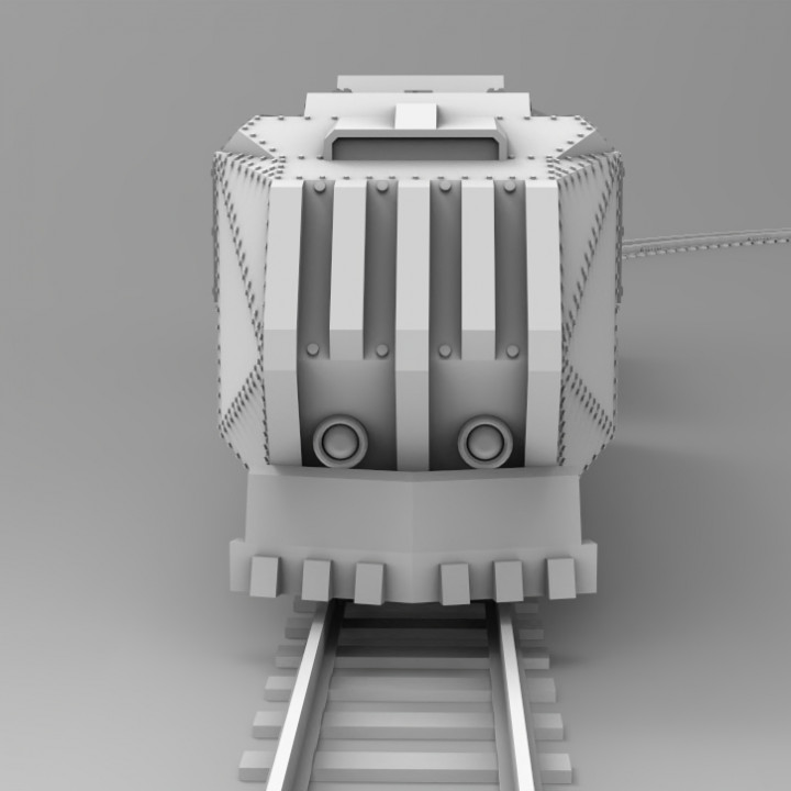 Civilian Train (Engine and Passenger Car) image
