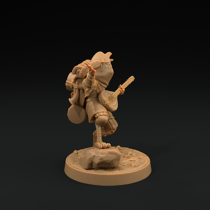 Can Can, Ravenfolk Bard | PRESUPPORTED | Scrap Slap Goblin Tribes image