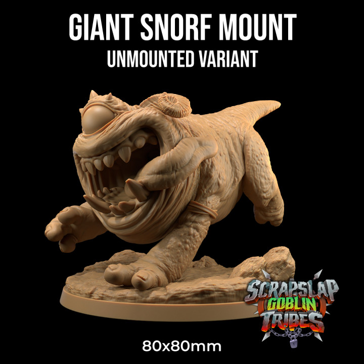 Giant Snorf Mount | PRESUPPORTED | Scrap Slap Goblin Tribes