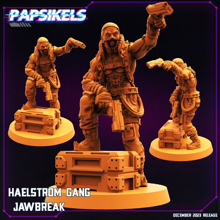 3D Printable DECEMBER 2023 TRIBES - CYBERPUNK RELEASE by