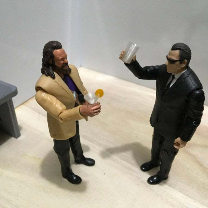 Bar Glassware (1:18 scale)