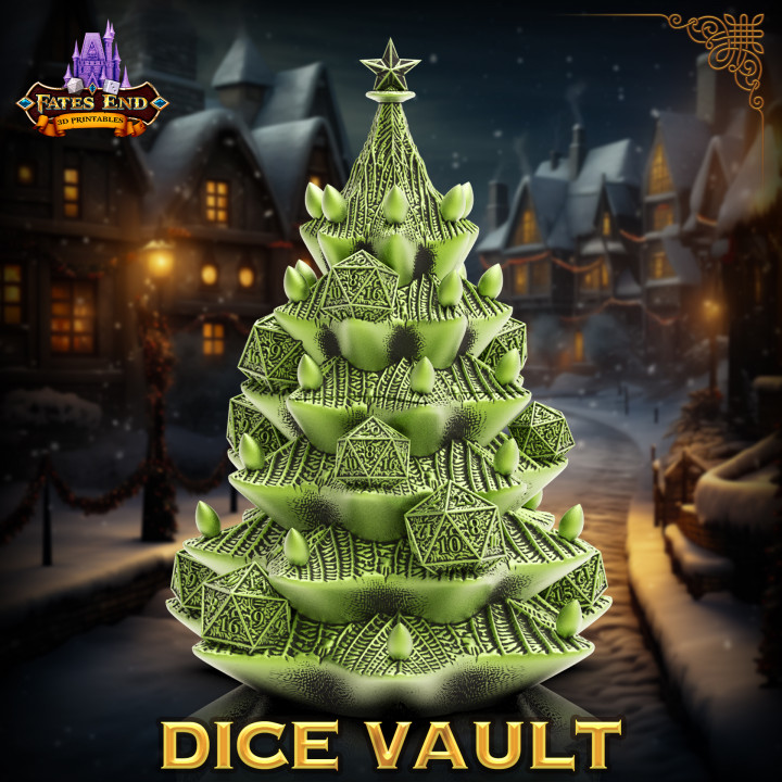 Festive Tree Dice Vault - SUPPORT FREE! image