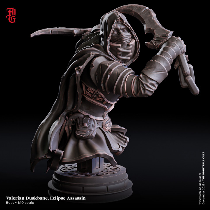 Valerian Duskbane, Eclipse Assassin - Bust image