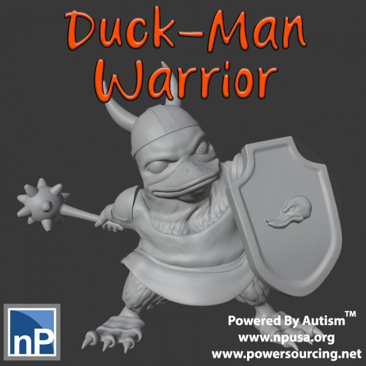 Fantasy Duck-Man Warrior image