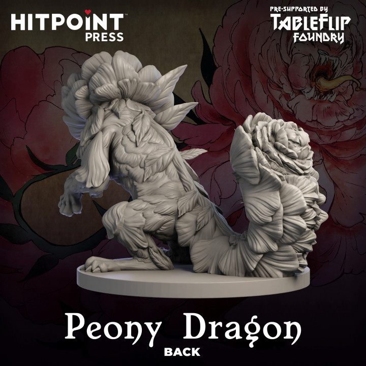 FLORAL DRAGONS - Book 2 - Peony Dragon image