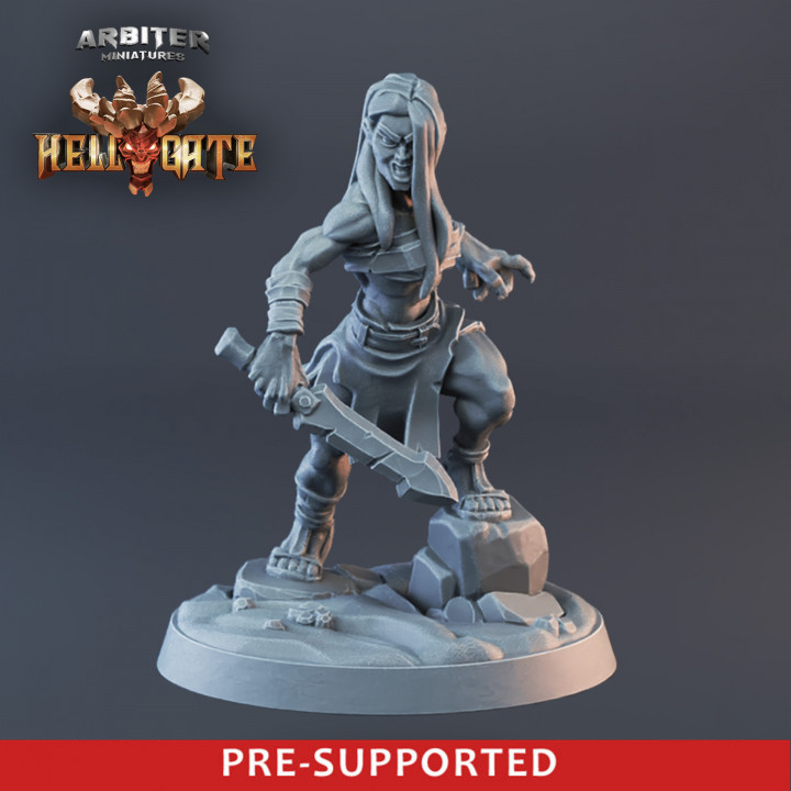 Pre-supported Cultist Rager Female 01