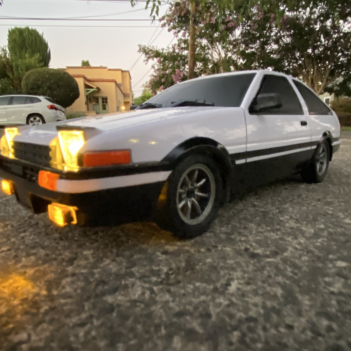 Toyota AE86 wheels and tires, Initial-D