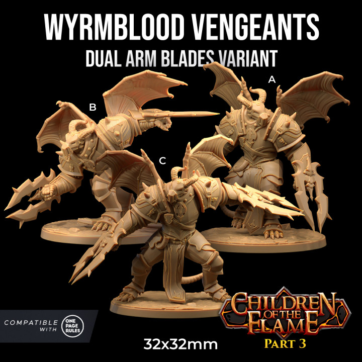 Wyrmblood Vengeants | PRESUPPORTED | Children of the Flame Part 3 image