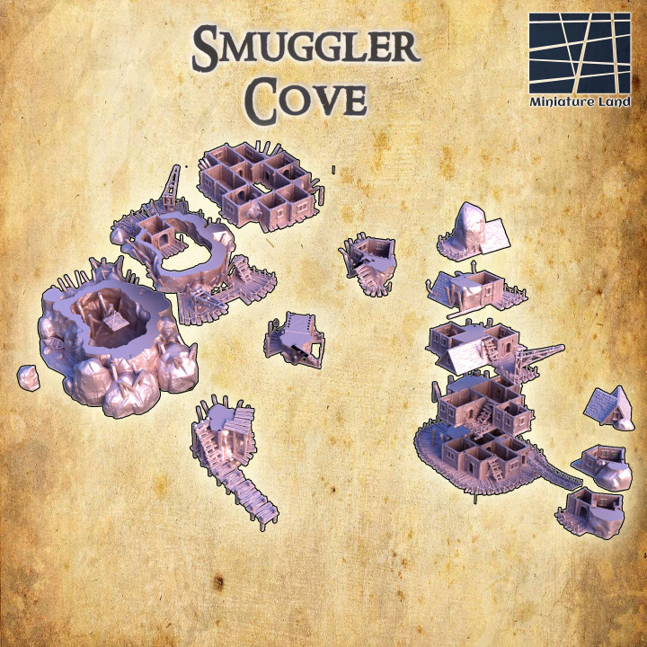 Smuggler Cove - Tabletop Terrain - 28 MM