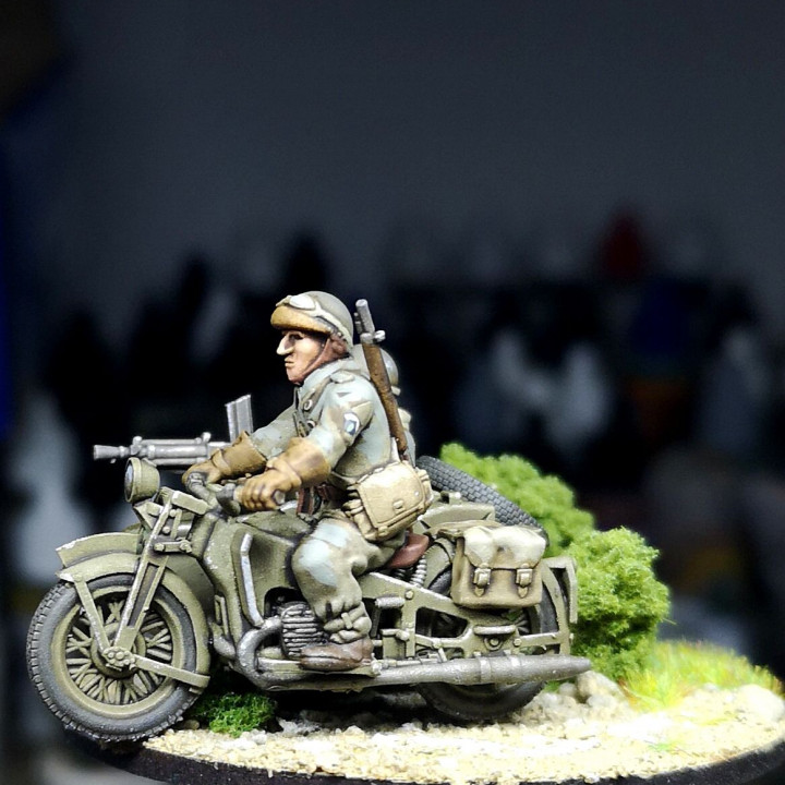 28mm 1940 French Sidecar 1 image