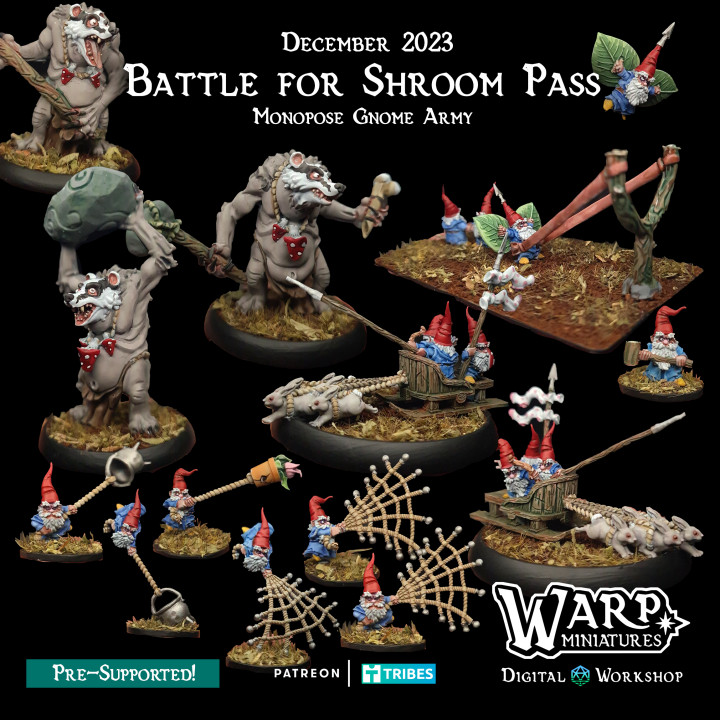 Battle for Shroom Pass - Monopose Gnome Army Reinforcements image