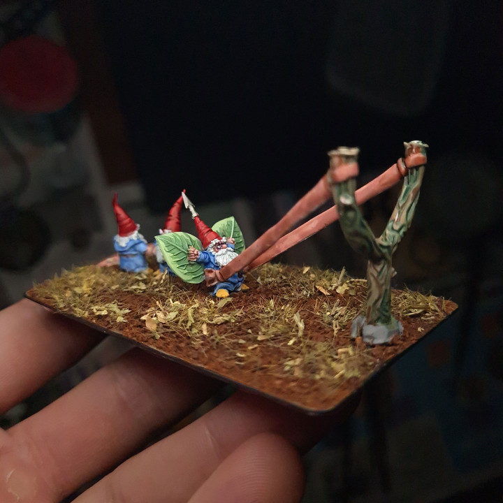 3d Printable Battle For Shroom Pass Monopose Gnome Army Reinforcements By Warp Miniatures