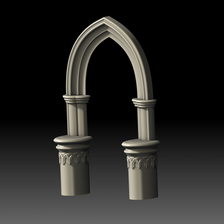 Gothic Arch - detailed and Plain version image