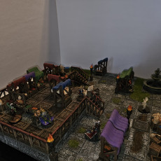 Picture of print of THE MEDIEVAL TOWN Part.1
