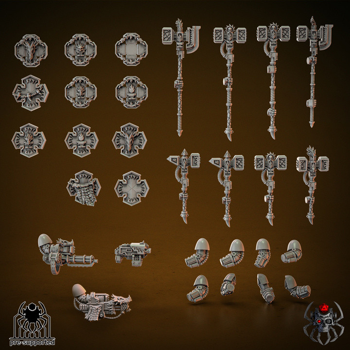 Heavy Armor Flame Lizards Squad (BuildKit) image