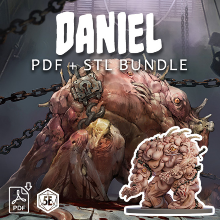PDF + STL BUNDLE - BIG BAD 001 DANIEL image