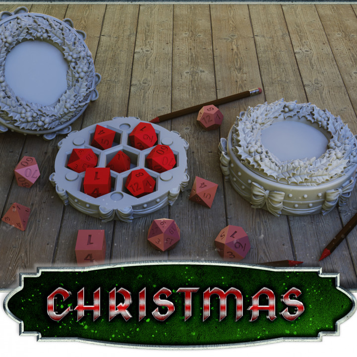 Christmas dice Holder image