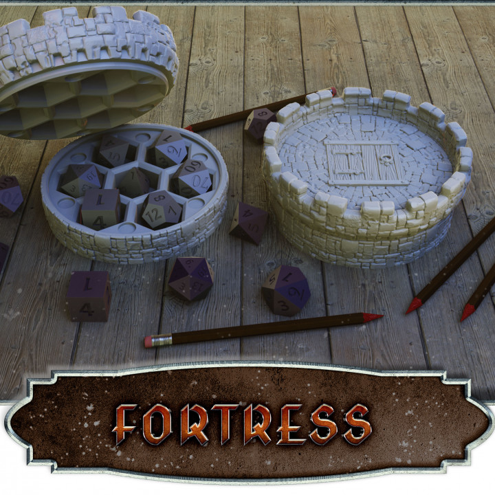 Fortress dice holder image