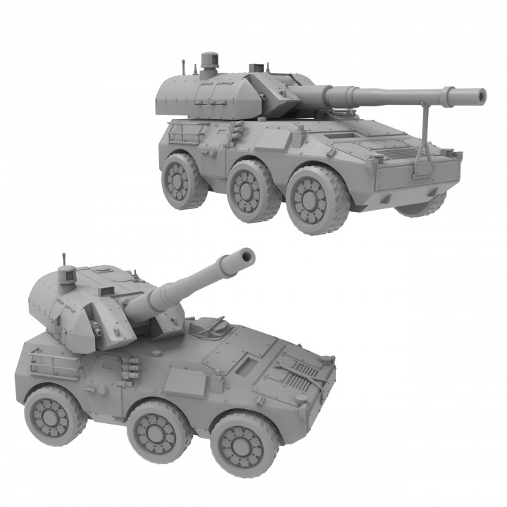 Porcupine Self Propelled Gun - Presupported image