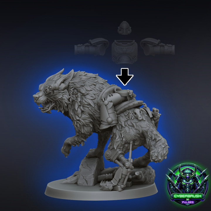 Space Viking Wolf rider BUILDER 2