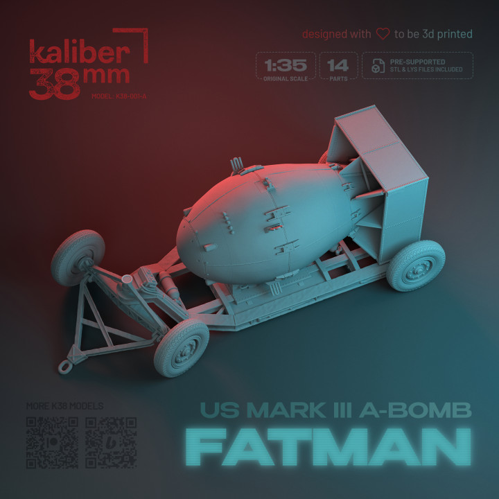 US MARK III A-BOMB "FATMAN" ON TRAILER (LEGACY EDITION) image