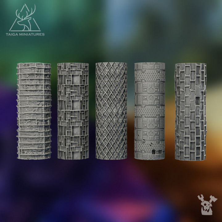 Rollers for fantasy and sci-fi terrain, dioramas, DnD (D&D)