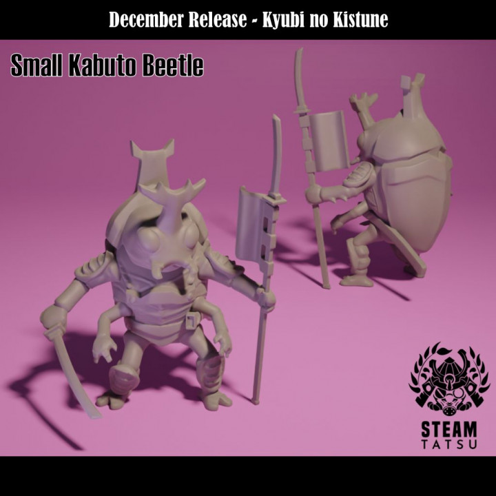 Small Kabuto Beetle image