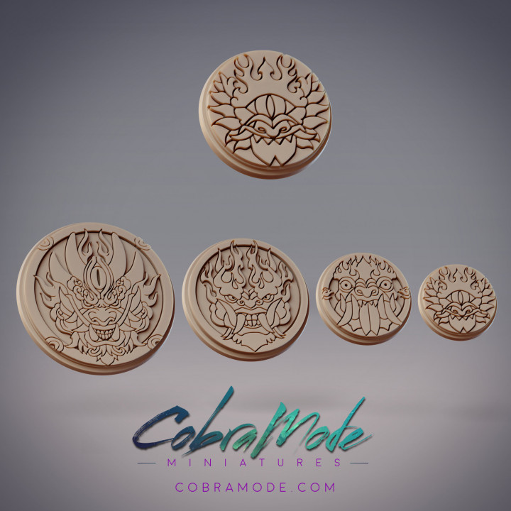 Oni Emblem Base Pack (4pcs)