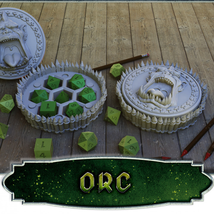 Orc Dice Holder