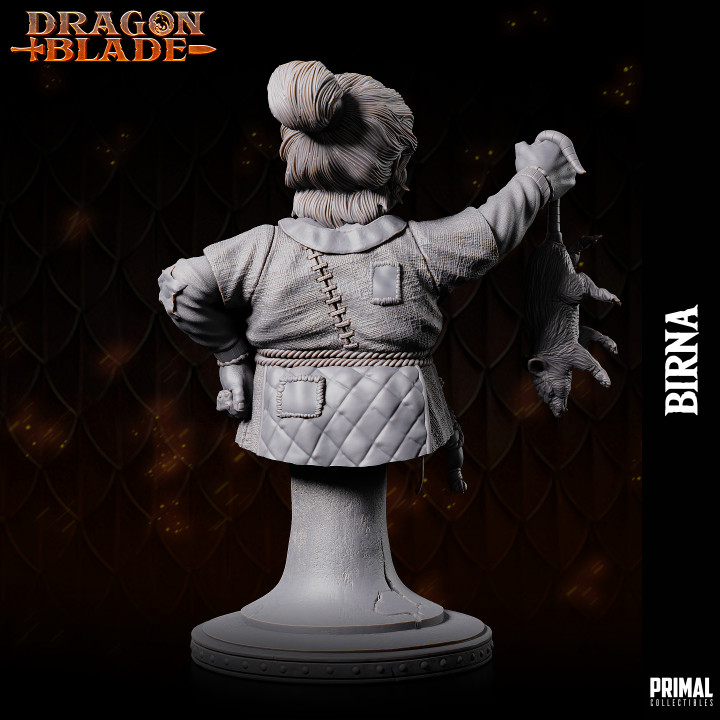 Dwarf -  Birna - bust  - December 2023 - DRAGONBLADE-  MASTERS OF DUNGEONS QUEST image