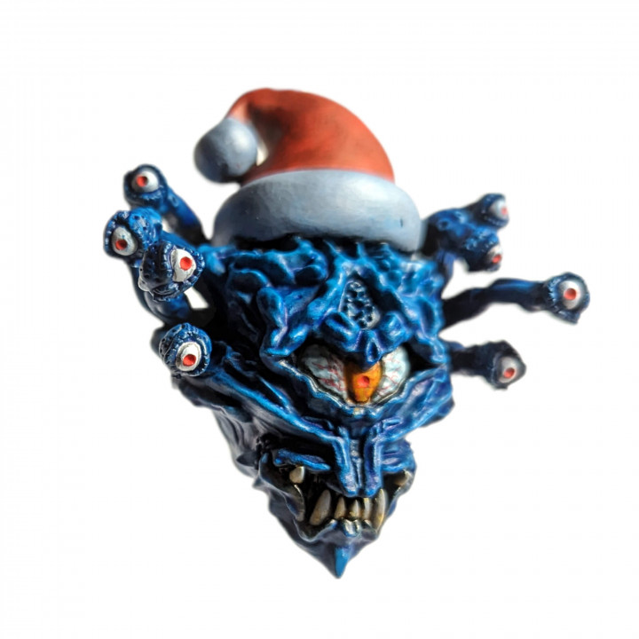 Santa Beholder Novelty Fantasy Miniature and Christmas Tree Decoration